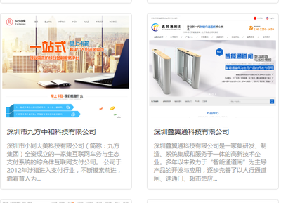 沙头角企业网站设计的介绍