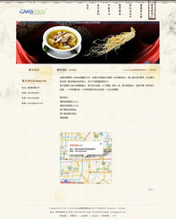 仿古中餐食品公司企业网站模板——打造深圳品牌文化新标杆